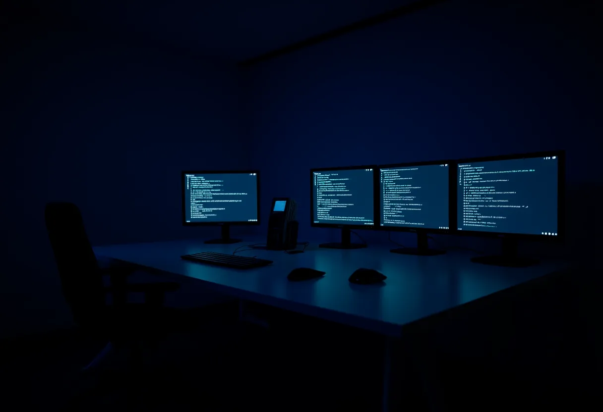 Moderner IT-Arbeitsplatz zu Hause